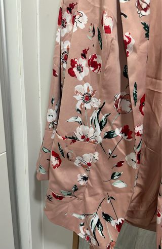 Blazer floral rosa Talla 46