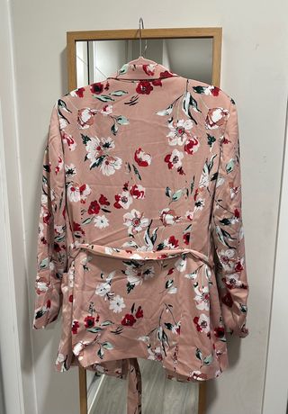 Blazer floral rosa Talla 46