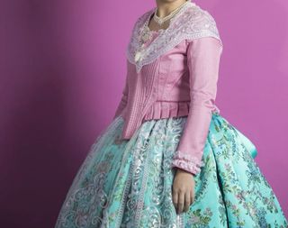 Corpiño de fallera para niña