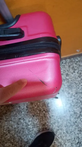 Maleta pequeña rosa