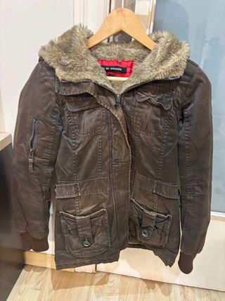 Chaqueta Bershka Vintage Marrón