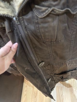 Chaqueta Bershka Vintage Marrón