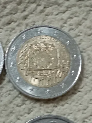 Colección 6 monedas 2 euros conmemorativas