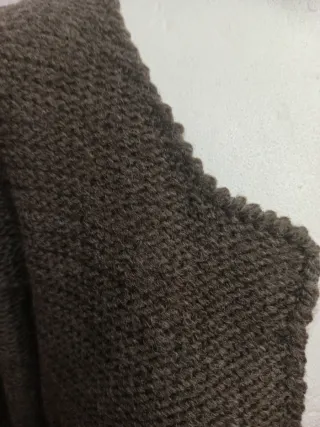 Cardigan aperto marrone