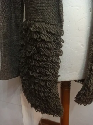 Cardigan aperto marrone