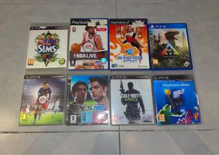 LOTE DE PLAYSTATION LOS DISCOS SUELTOS SE REGALAN