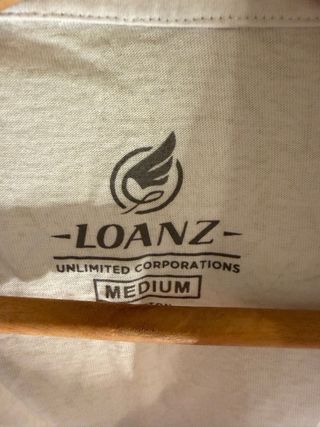 Camisa Polo LOANZ Beige/Blanco Estampado