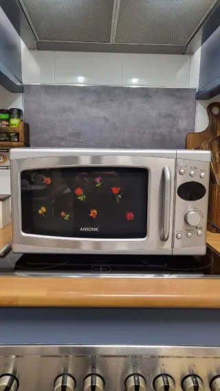 Microondas Ansonic Plata