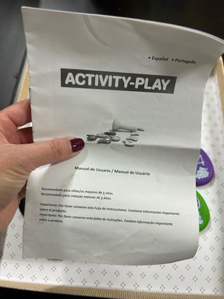 Juego Activity Play con números y figuras