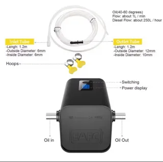 Bomba Extracción Aceite EAFC Portátil