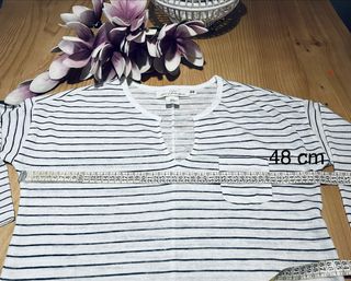 Camiseta H&M Rayas Talla XS