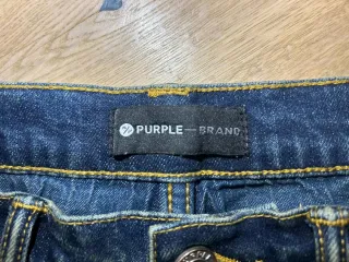 Jeans Purple Dark Dirty Indigo Vintage
