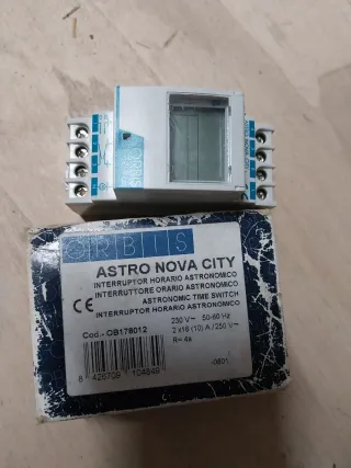 Interruptor Horario Orbis Astro Nova City