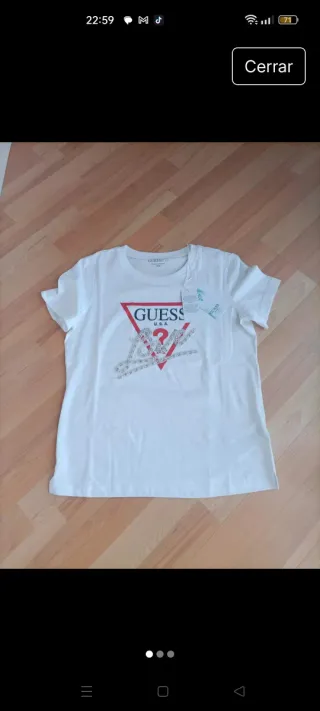 Camiseta Guess Blanca Talla M
