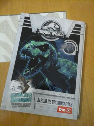 Álbum Cromos Jurassic World + Cromos