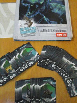 Álbum Cromos Jurassic World + Cromos