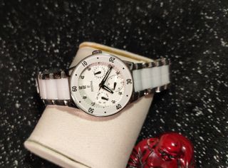 Reloj Festina Mujer Multifunción Blanco y Plata