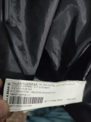 Chaqueta Pull&Bear Cuadros Talla L