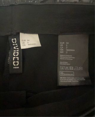 Pantaloni in pelle Shein Tally Weijl H&M Taglia XS