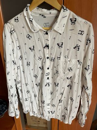 Blusa estampada de pandas
