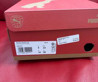 Scarpe Puma Caven 2.0 Nere/Rosse Tg 43