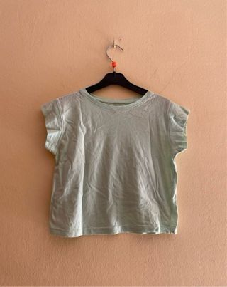 Camiseta corta verde talla XS