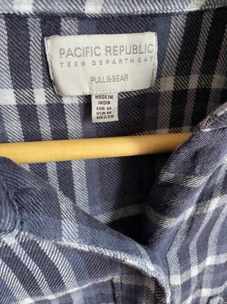 Camisa de cuadros Pacific Republic Talla M
