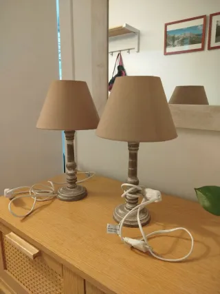 Juego de 2 lámparas de mesa