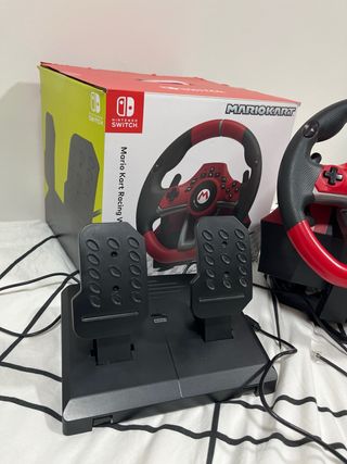 Volante Mario Kart Nintendo Switch + Pedales