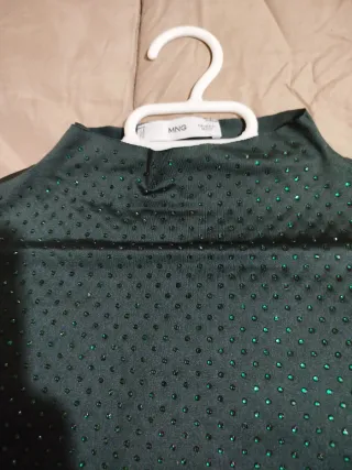 Blusa Mango Teal Brillante