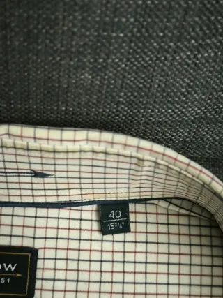 Camisa Arrow Cuadros Talla 40, en buen estado