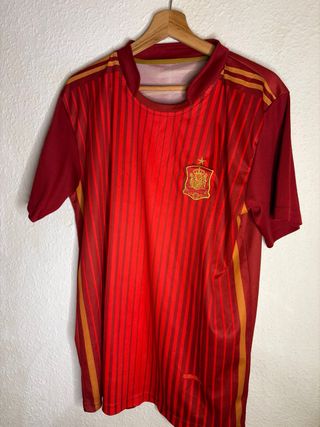 Maglietta Spagna Calcio Rossa