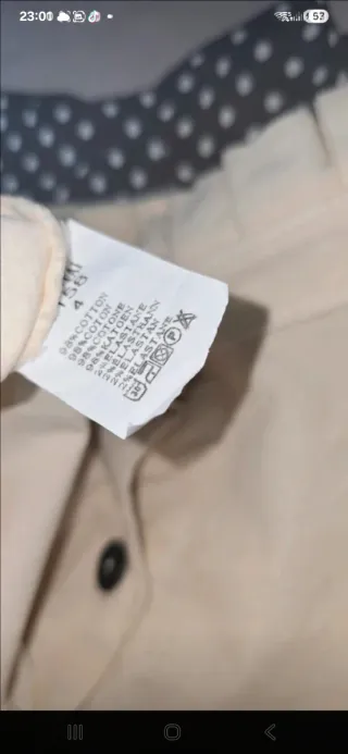 Camisa micropana cuello victoriano de tablitas