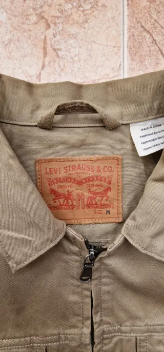 Cazadora Levi's Beige Talla M Algodón