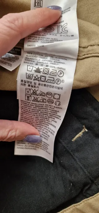 Cazadora Levi's Beige Talla M Algodón