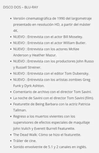 La Noche de los Muertos Vivientes Steelbook 4K +BR