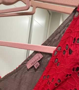 Vestido rojo Trucco talla 40