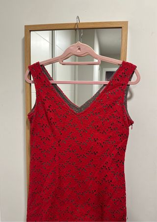 Vestido rojo Trucco talla 40
