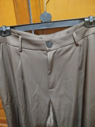 Pantalón ancho Shein marrón