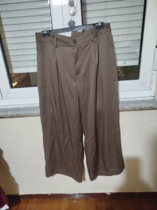 Pantalón ancho Shein marrón