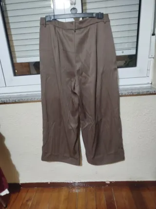 Pantalón ancho Shein marrón