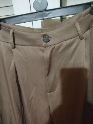 Pantalón ancho Shein marrón