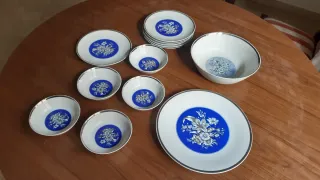 Servizio piatti dolce porcellana Limoges