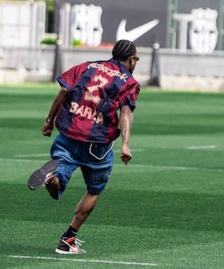 Travis Scott x Barca Skeleton Retro Jersey
