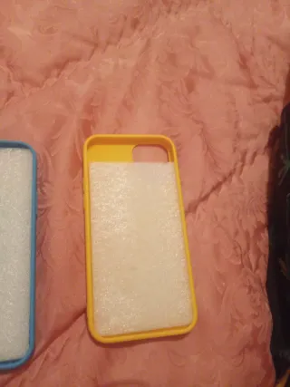 Fundas iPhone 13 Mini (Azul y Amarillo)