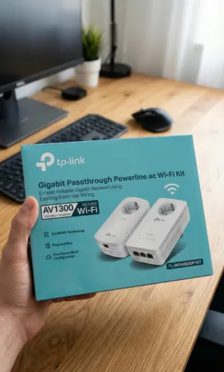 Kit PLC TP-Link AV1300 Wi-Fi AC1550