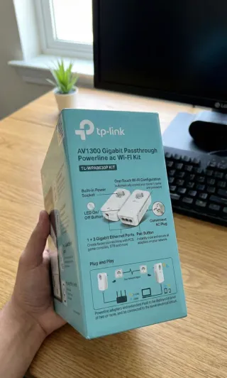 Kit PLC TP-Link AV1300 Wi-Fi AC1550
