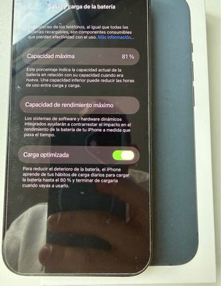 iPhone 13 128GB Medianoche 81% Batería