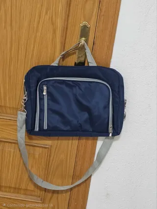 Maletín azul y gris nuevo