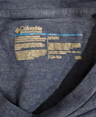 Camiseta deportiva Columbia azul hombre Talla M